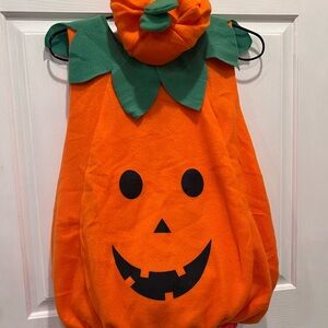 Kids Pumpkin Costume - Orange and Green